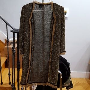 Heidi Hess multi print knit sweater, s